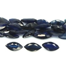 10.60 CT. Gemstone Heated 29Pcs Blue Sapphire Madagascar Marquise