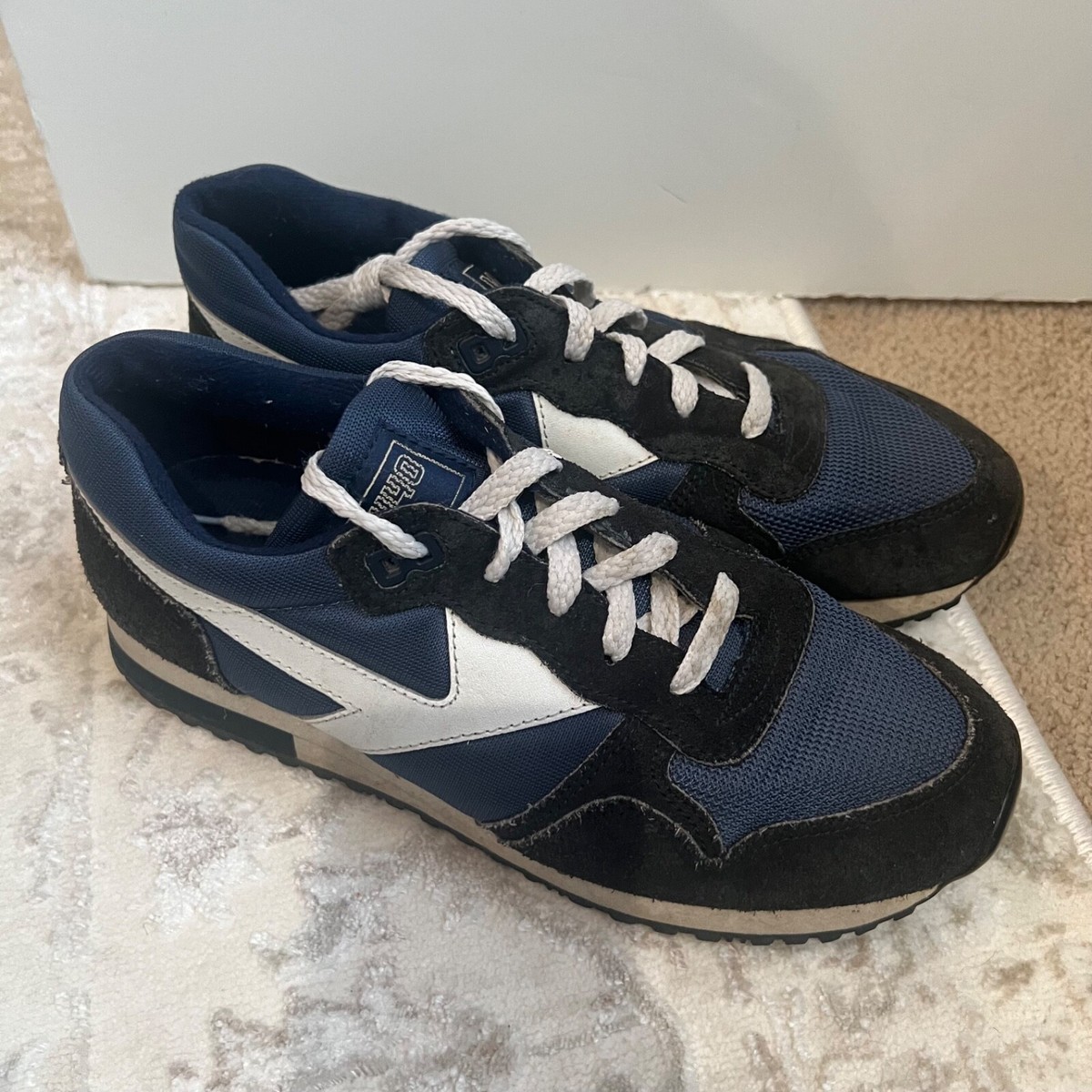 VINTAGE SEARS THE WINNER II Dark Blue White SNEAKERS