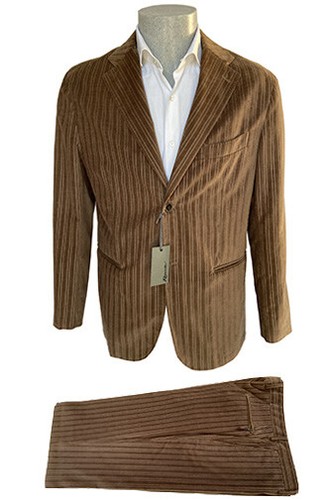 Abito uomo Reporter tortora (marroncino chiaro) in Puro Velluto DROP 6,  -50%. | eBay
