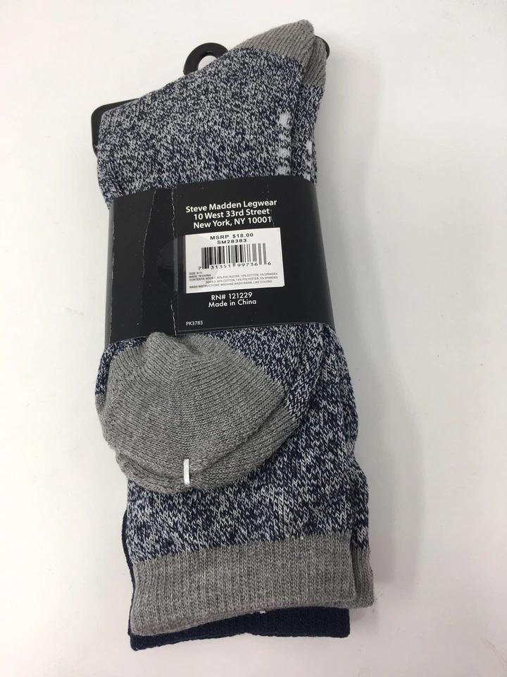 Meias bota femininas Steve Madden Legwear pacote com dois SM28383 - Imagem 2 de 3