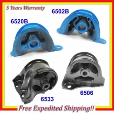 Engine Motor Mount Set 4 For 92-95 Honda Civic 1.5L 6502B 6506 6520B 6533 M1242