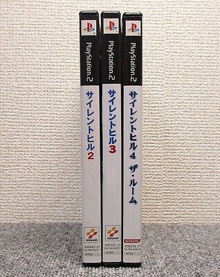 Used PS2 Silent Hill 2 & 3 & 4 The Room 3 game set From Japan