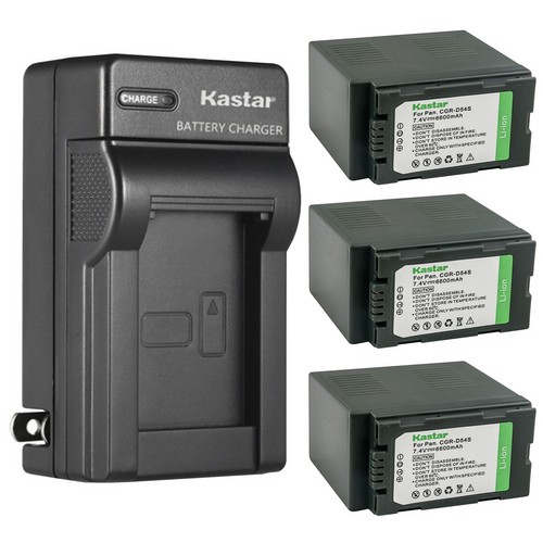 Kastar Battery AC Wall Charger for CGA-D54 D54S Panasonic AG-HPX170 AG-HPX171 - Picture 10 of 11