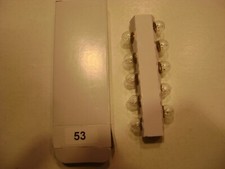 53 Clear Bayonet Bulbs box of 10 