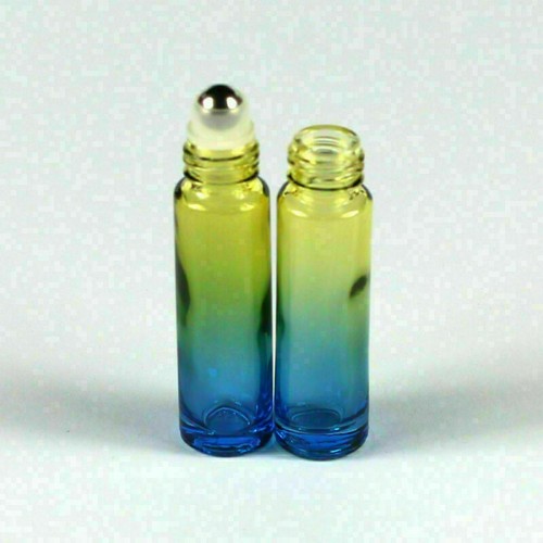 10ml Empty Glass Roll on Bottle Metal Roller Ball Essential Oil Bottles 1~50X - Picture 14 of 25