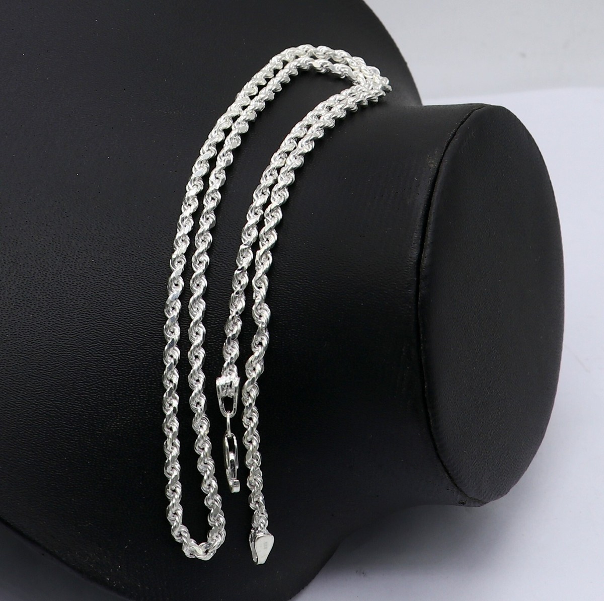PRY -KEY JEWELRY SERIES- silver925 シュウト Men's Women's Solid 925 Sterling Silver Spiga Rope Wheat Chain