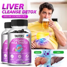 Milk Thistle Silymarin Extract 3500 Mg Liver Cleanser Liver Detox Cardio