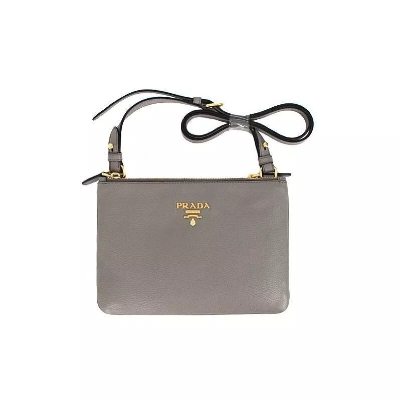 Prada Blue Tessuto Nylon and Saffiano Leather Bandoliera Small