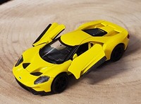 "Ford Gt , 2017 , Blickfang \" , Von Welly , Gelb , 1 : 38"