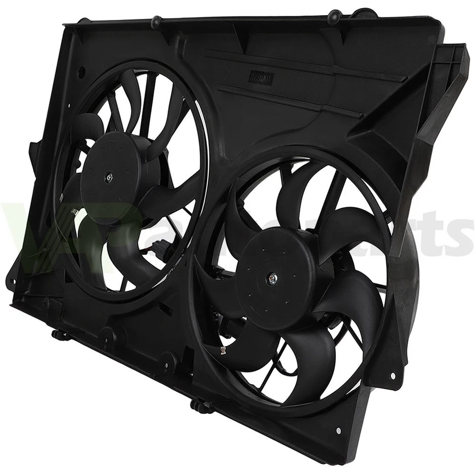 Conjunto de ventilador de refrigeración condensador de radiador para Ford Flex Lincoln MKT 2010-2012 3,5 L Foto 4 de 4