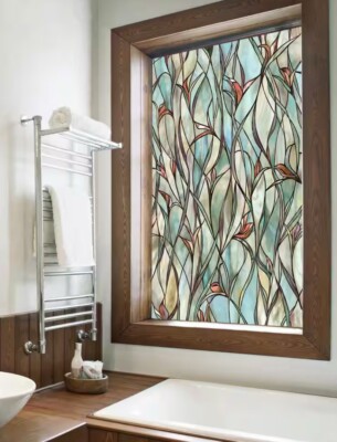 Artscape Window Film Design(Savannah) Stain Glass Privacy Film