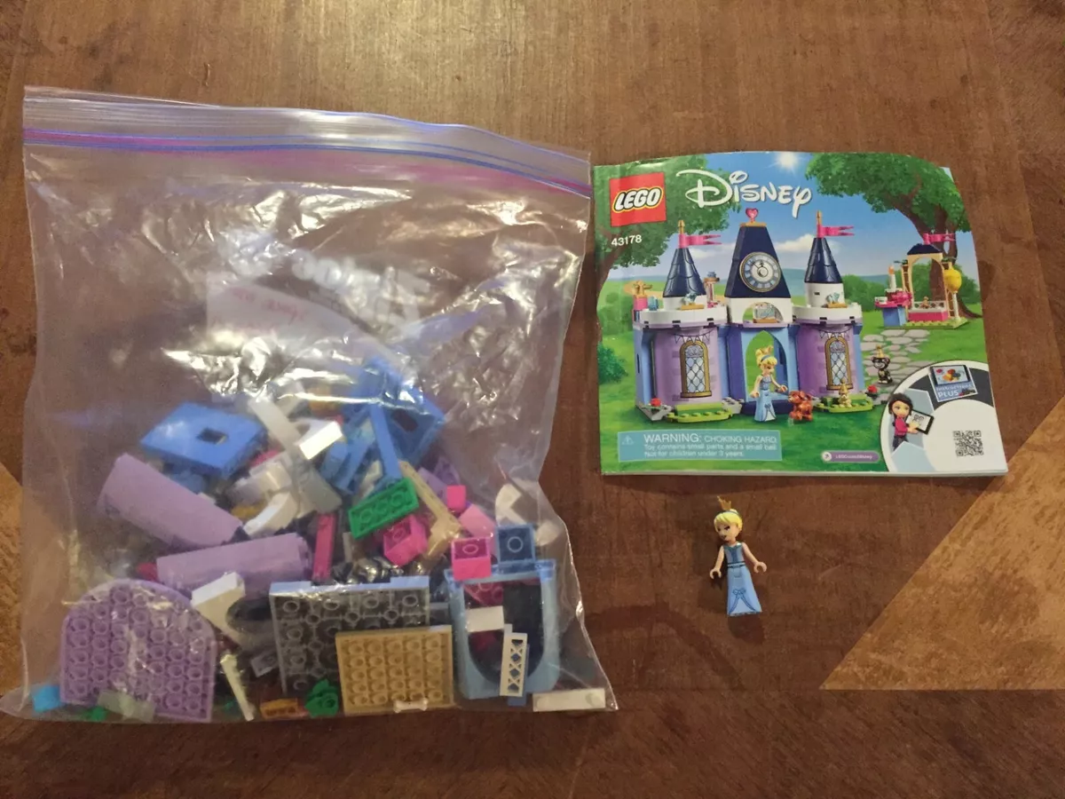 LEGO DISNEY PRINCESS CINDERELLA S CASTLE CELEBRATION 43178 100 COMPLETE