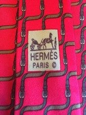 Hermes Paris Men's Neck Tie 7009 TA 100 Silk Made In France