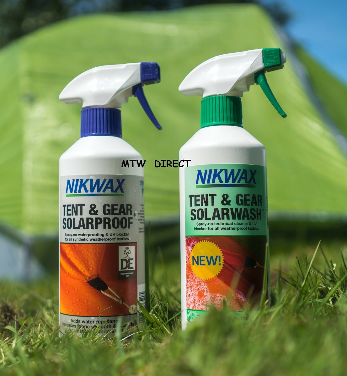 Nikwax Tent Gear Solar Wash Proof 500ml SPRAY-ON UV Cleaning