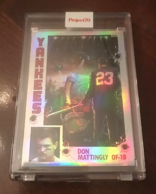 2021 TOPPS PROJECT 70 377 1984 DON MATTINGLY CES NY YANKEES RAINBOW FOIL #18/70!