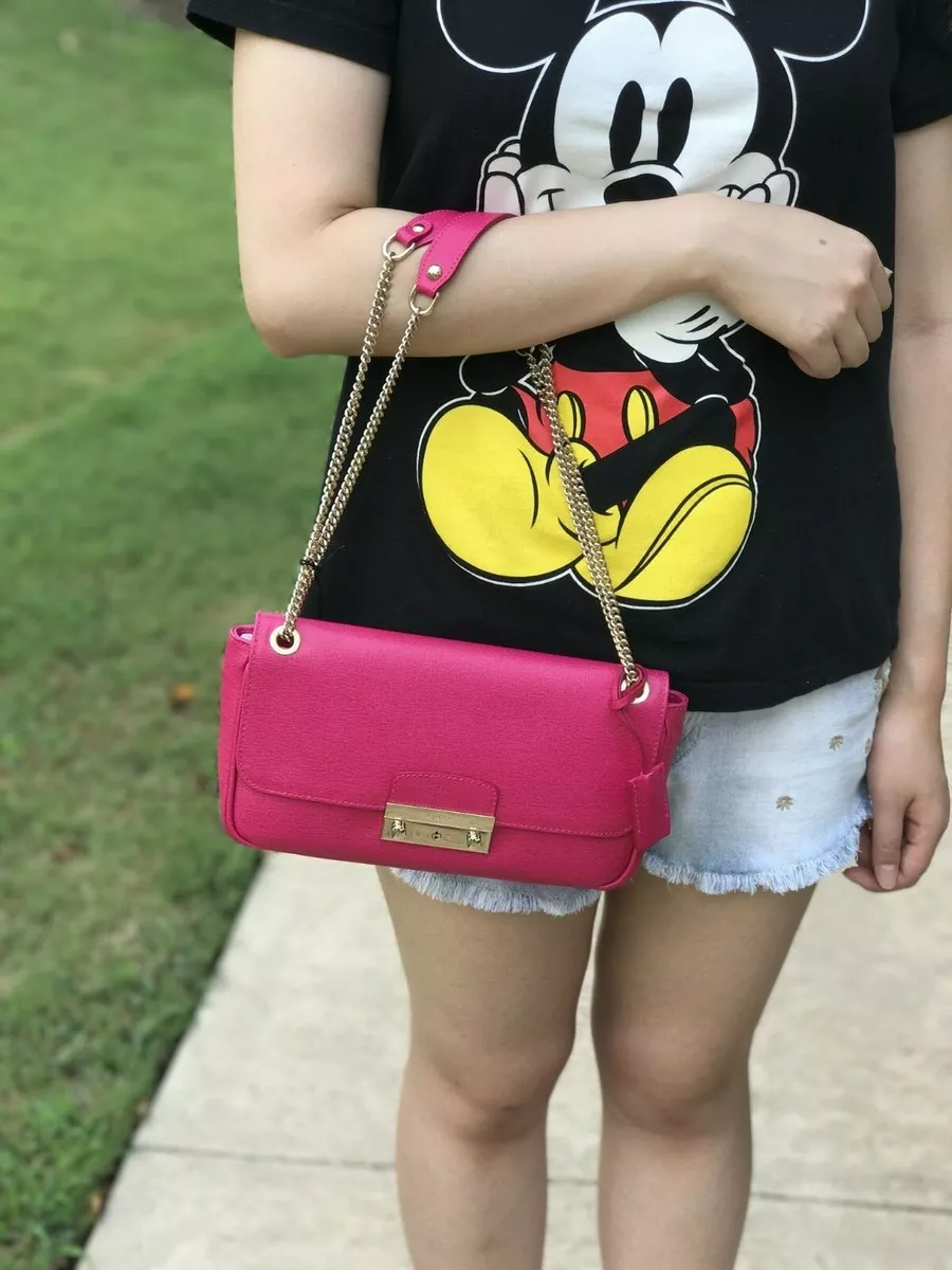 Sac main cha ne Furla Julia cuir Saffiano sac bandouli re pochette 348