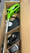 Greenworks STBL24B210 String Trimmer, 12" Blower (2.0Ah) Gen 2, Green