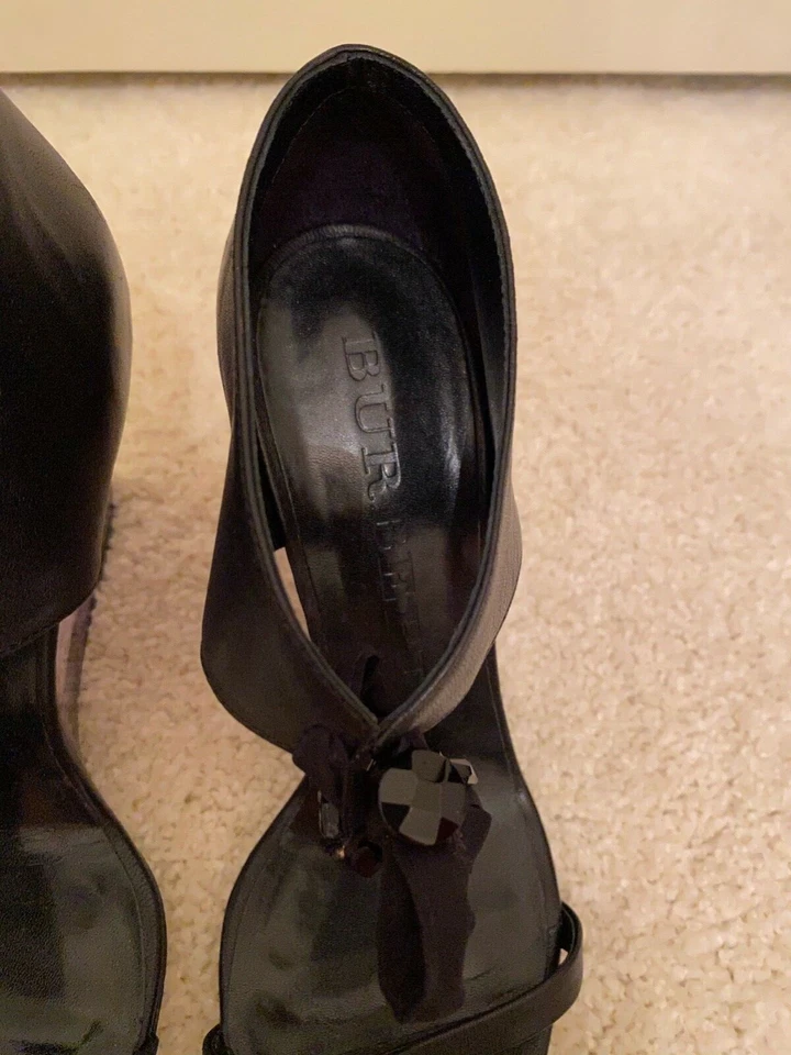Burberry Sandalias Cuña Tacón Cristal Talla 37 Foto 3 de 4