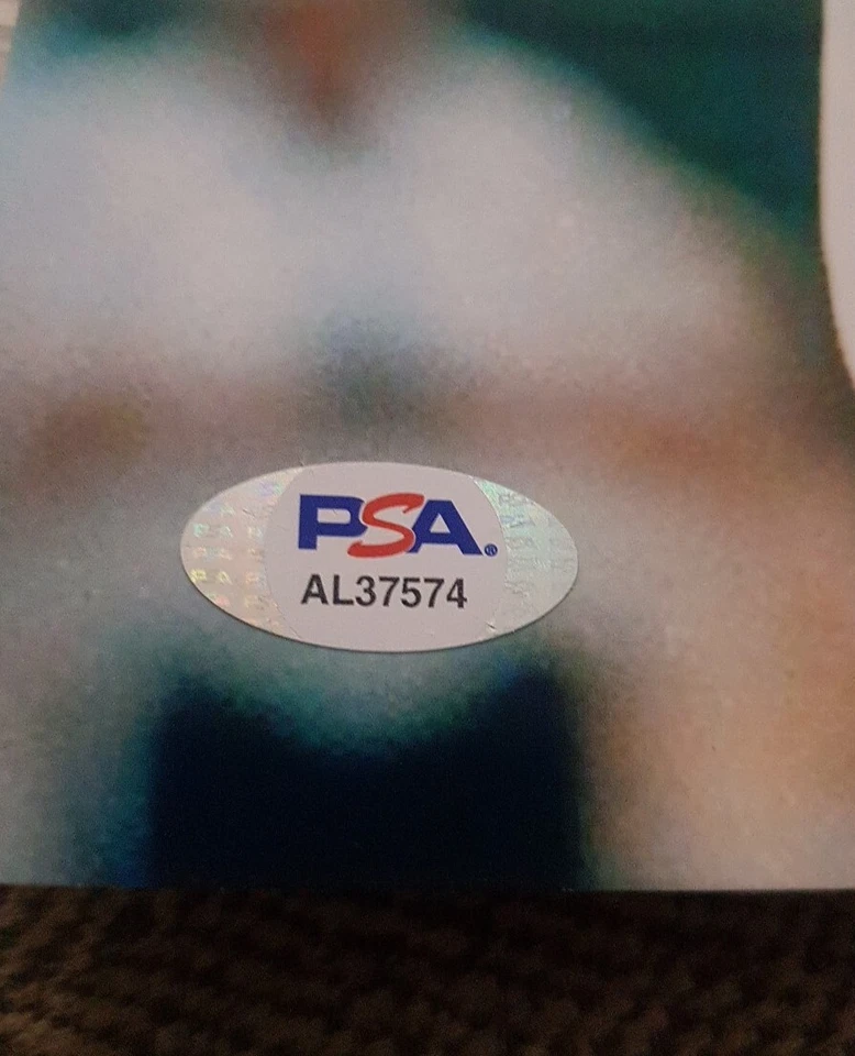 Foto 8x10 firmada y enmarcada a mano de Tom Lehman. CERTIFICADO PSA Foto 4 de 4