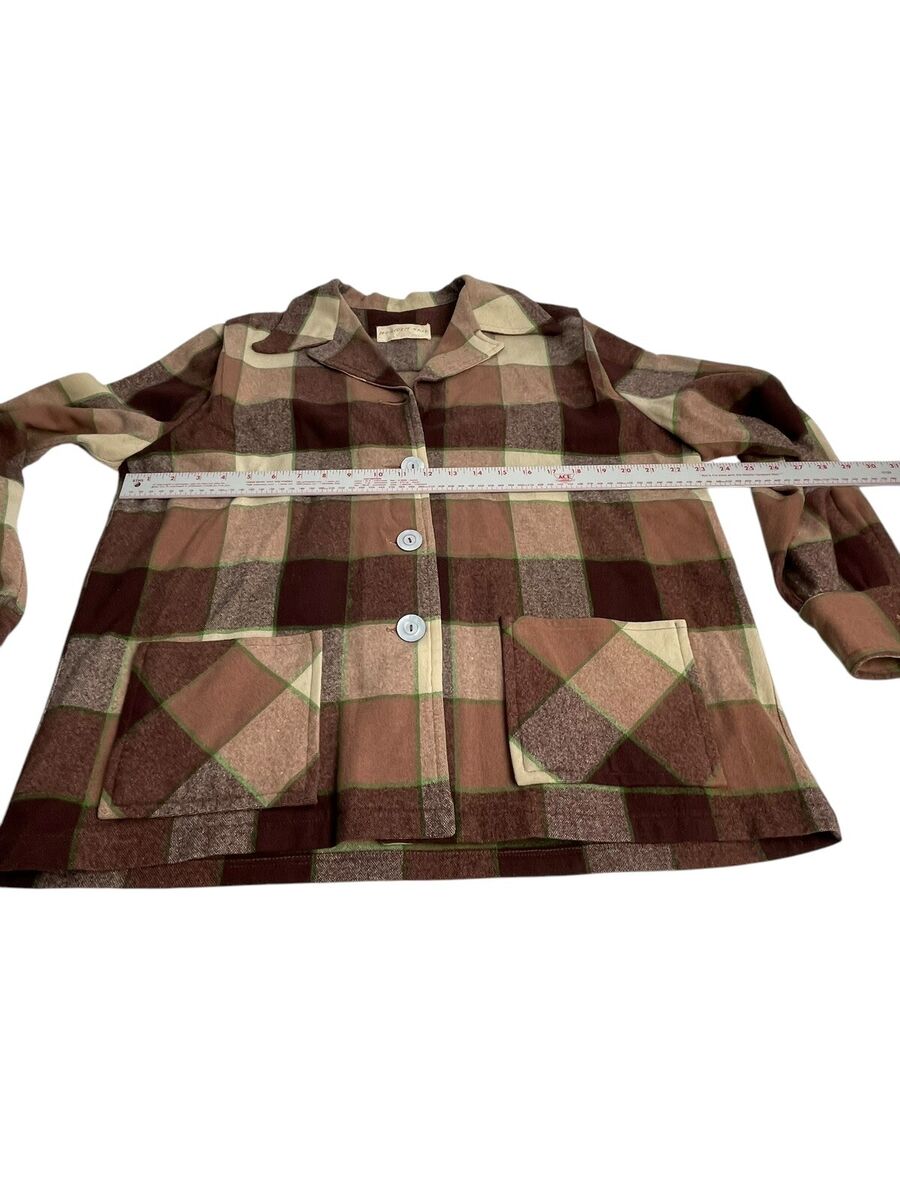 Vtg 1940s / 1950s Western Star Jacket Womens 49er Plaid Vtg 1940s / 1950s Western Star Jacket Womens 49er Plaid