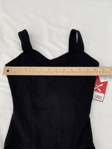 Capezio Big Girls' Princess Tank Leotard Sweetheart Necklin Black Size L (12-14) - Picture 3 of 8