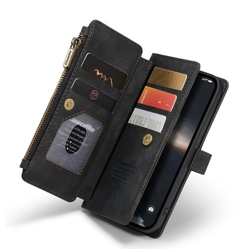 For iPhone 15 14 13 12 11 Pro Max XS XR 8 7 6 Magnetic Leather Cover Wallet Case - Picture 18 of 59