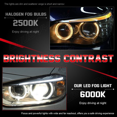 For BMW 630Ci 645Ci 650i M6 04-07 White Halo LED Angel Eyes Marker Light Bulb - Picture 8 of 12