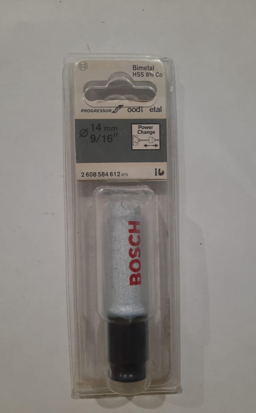 SEGA A TAZZA BIMETAL HSS  8% CO  14MM 9/16" hss-bimetal for wood and metal