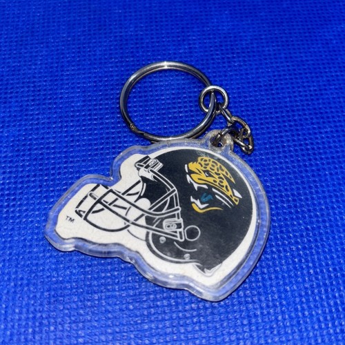 Vintage Jacksonville Jaguars NFL Plastic Keychain Key Chain Souvenir | Black - Picture 4 of 6