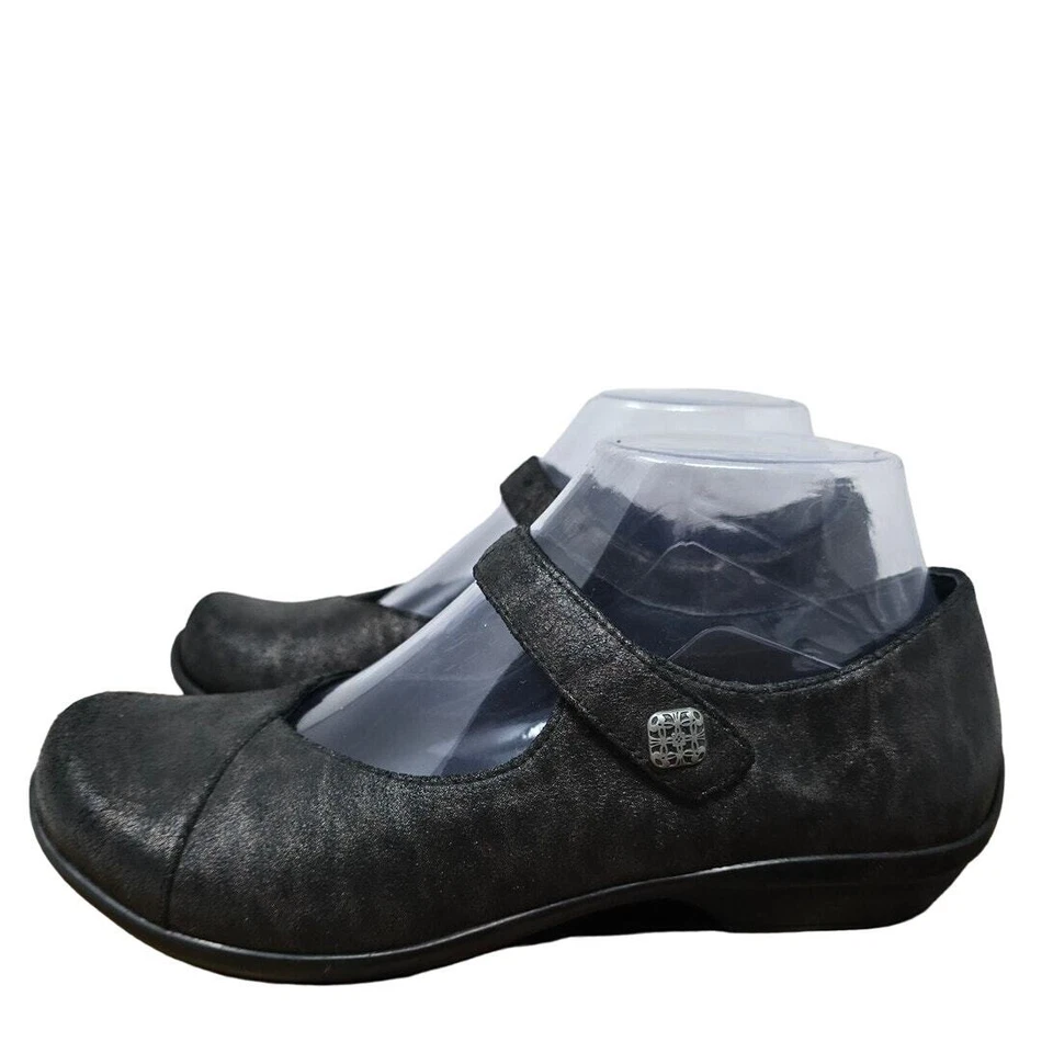 Zapatos Dansko Mary Jane de enfermería médica con estampado animal negro tostado 36 EE. UU. 6-6,5 Foto 2 de 4