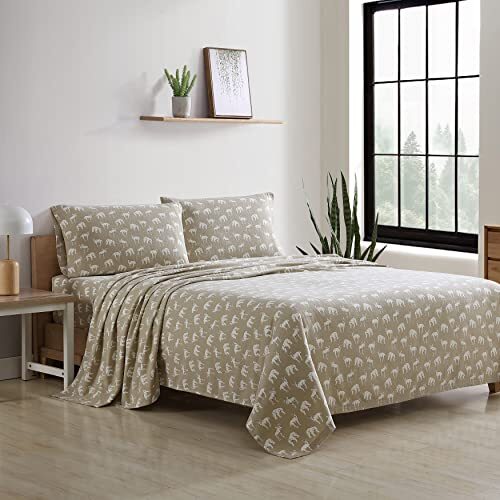 Eddie Bauer Sheet Set 4PC (3pc in Twin Size) Flannel Deep Pockets Crisp - Picture 7 of 201