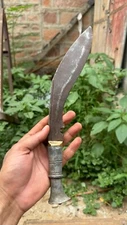 Vintage Rare Collectible Iron Blade Gurkha Kukri Knife Fish Shaped Knife Katar