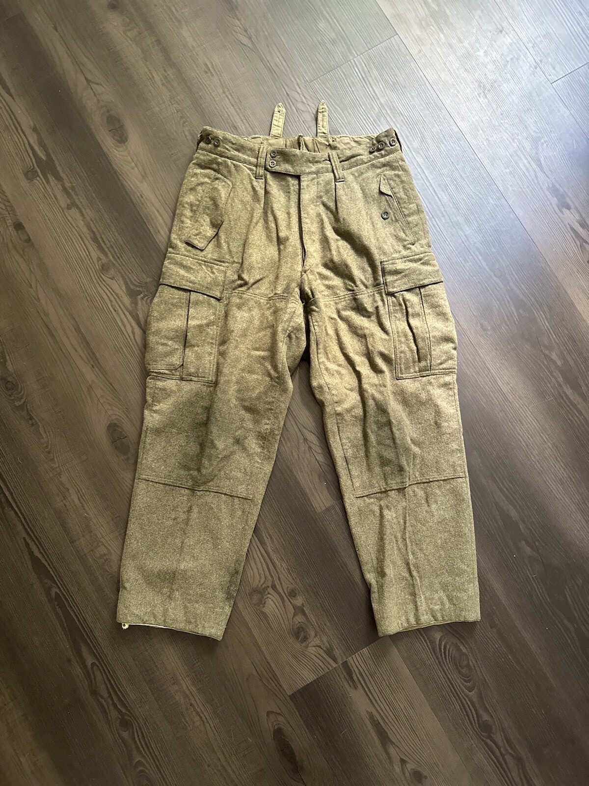 Vintage Bulag Munchen 1962 Heavy Wool Pants Mens Germ… - Gem