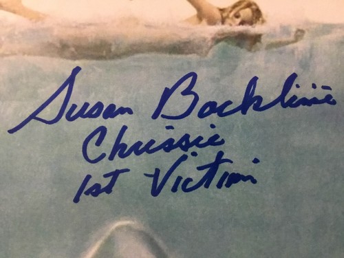 Foto autografiada JAWS Susan Backline L/ED enmarcada personalizada ENVÍO GRATUITO VI - Imagen 6 de 9