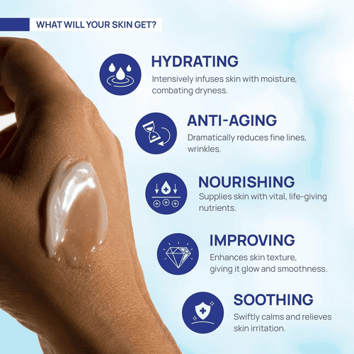 Crema Retinolo per Viso Collagene e Retinolo Idratante con Acido Ialuronico - Foto 5 di 9