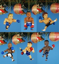 K-1 Fighters Boxing Champions Set Decoration Xmas Tree Ornament Home Decor K1319
