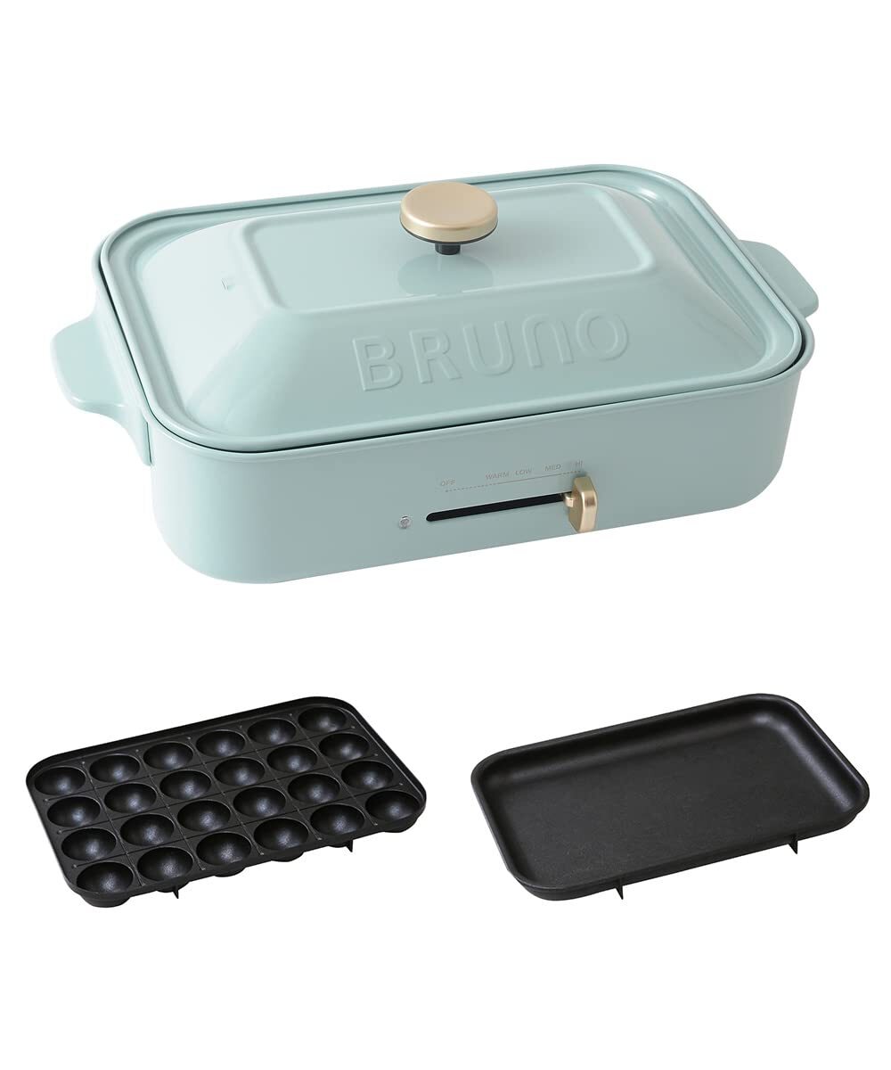 BRUNO BOE021-BGY Compact Hot Plate Blue-Gray Japan Domestic Genuine