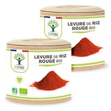 Levure de riz rouge Bio - Complément alimentaire - 120 gélules