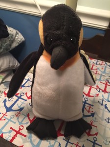 small stuffed penguin