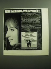 1970 On a Clear Day you can See Forever Album Advertisement - Barbra Streisand