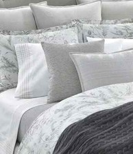 NEW Ralph Lauren Genevieve KING Floral Toile Duvet Cover in Gray 430