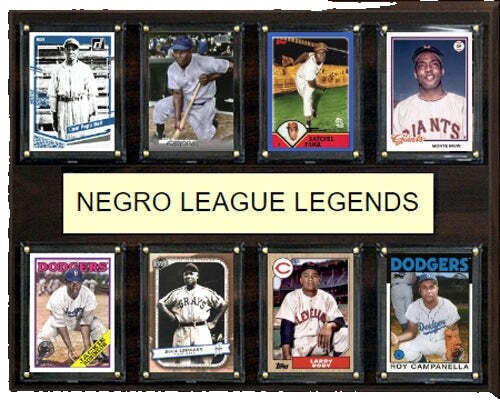 OSCAR CHARLESTON, Negro League~Official Baseball Hall of Fame METAL plaque  card