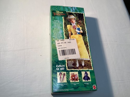 Muñeca Tarzán Jane 1999 nueva en caja Mattel Disney #22345 pegatina en la parte posterior - Imagen 3 de 3