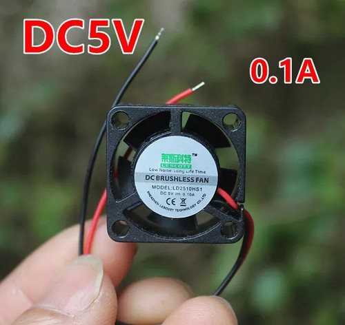 Mini 2510 25*10m Cooling Fan DC5V 12V Cooler Brushless Chipset Heatsink Mute Fan - Picture 2 of 6