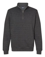 J. America 8717 Heavyweight Fleece Quarter-Zip Sweatshirt