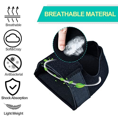 Heel Protectors4Pcs Heel Cups for Heel Pain Heel Cushion for Plantar Fasciiti... - Foto 4 di 9