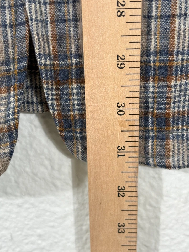 Vintage Pendleton Country Traditionals Men’s Medium Sports Blazer Plaid Button - Image 4 of 4