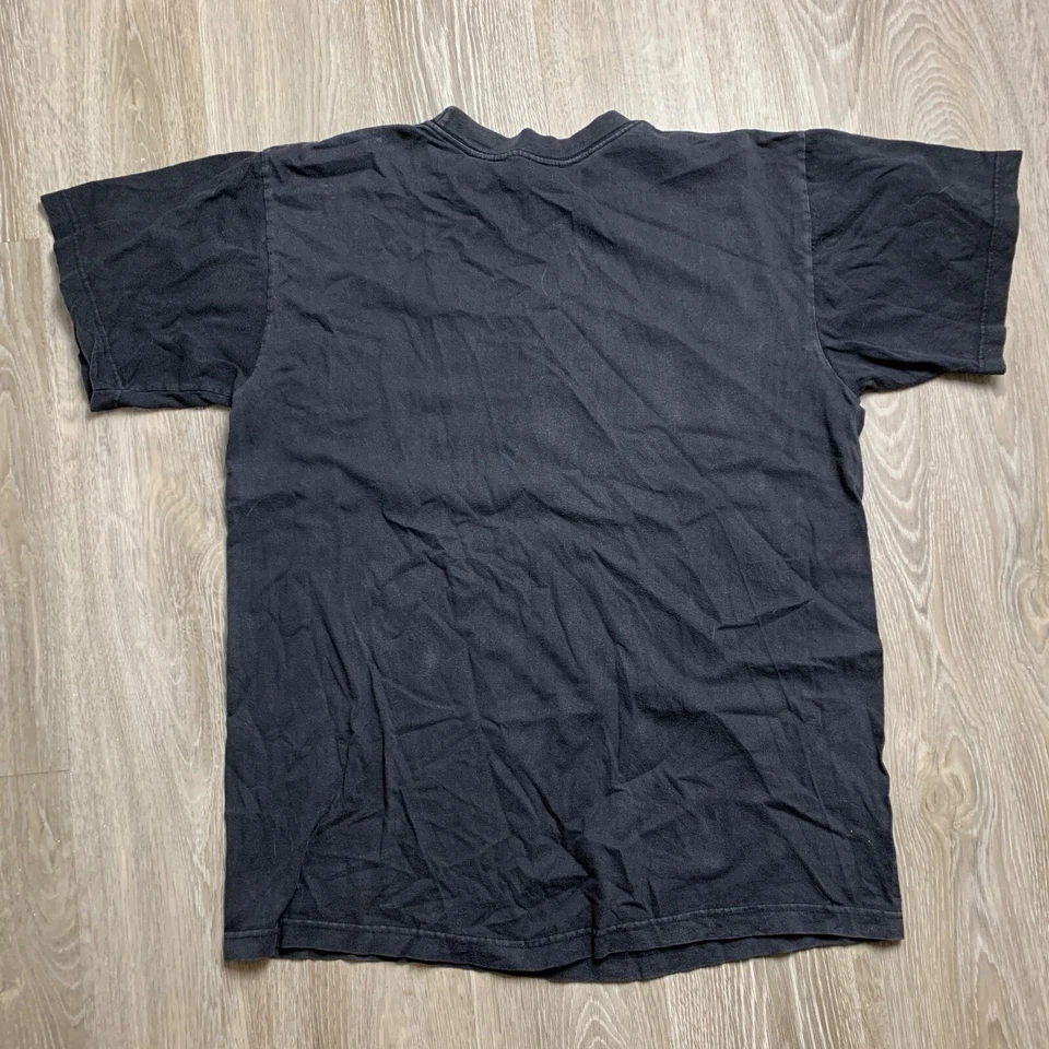 Camiseta Star Wars Yoda Jedi 1996 Vintage Gráfica Negra Verde Para Hombre Grande L Foto 2 de 4