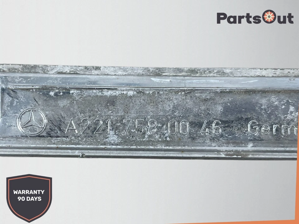 Mercedes S550 S600 2007-2013 tapa maletero trasero moldura moldura moldura tira labio cromo OEM Foto 4 de 4