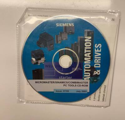 Siemens SINAMICS CD-ROM for Micromaster Combimaster PC Tools | A5E01045378A